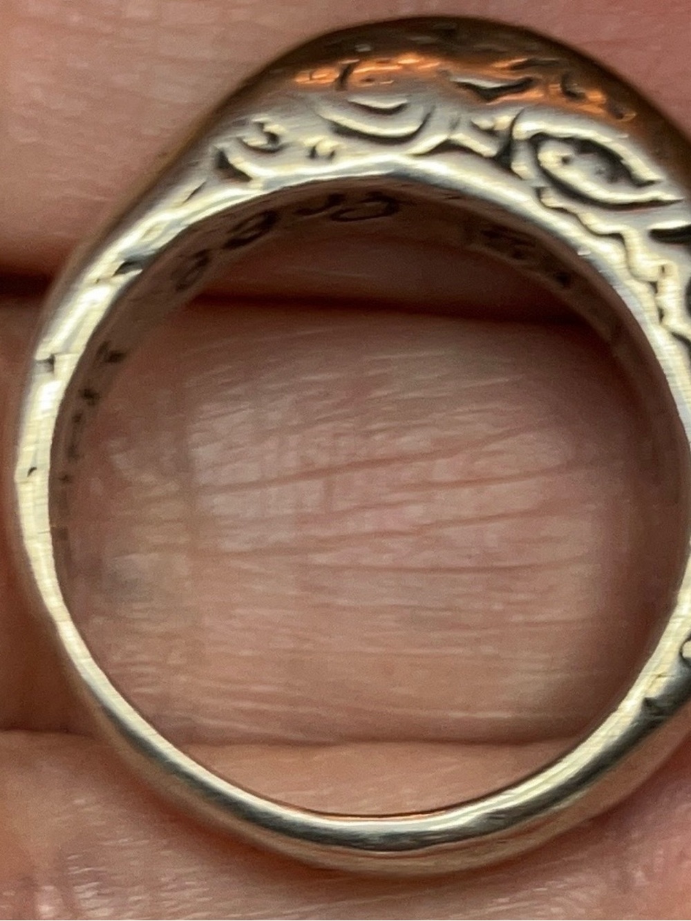 RARE JES Maharry Handmade Silver “FREE YOUR SPIRIT” Ring